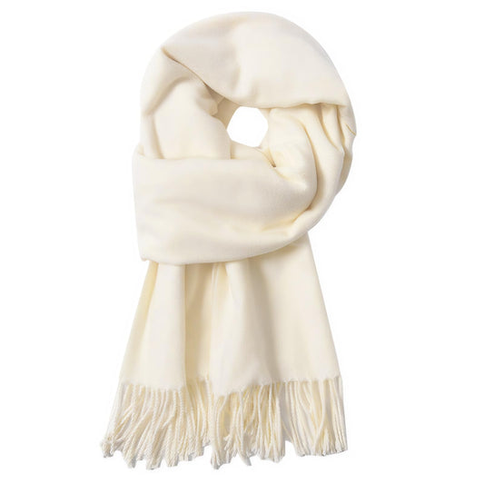 Cozy Winter Scarf for Men and Women - Soft and Warm Shawls with Tassels for Cold Weather, Perfect for Outdoor Activities and Fashionable Layering (78.7'' x 26.8'')
