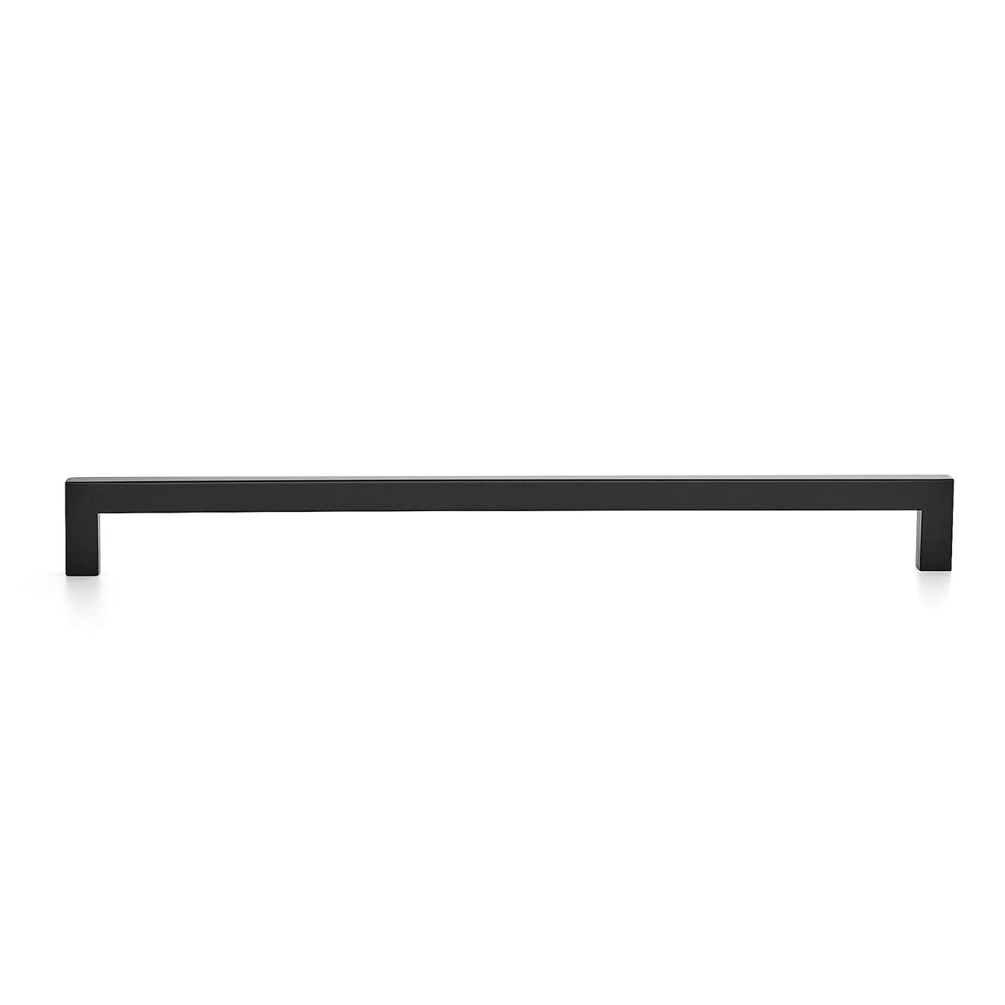 Ravinte 12 Pack 12-3/5 Inch Kitchen Square Cabinet Handles Matte Black Cabinet Pulls Black Drawer Pulls Kitchen Cabinet Hardware Kitchen Handles for Cabinets Cupboard Handles Drawer Handles