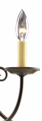 Progress Lighting P4346-20 Americana Chandeliers, 23-1/2-Inch Diameter x 16-3/4-Inch Height, Bronze