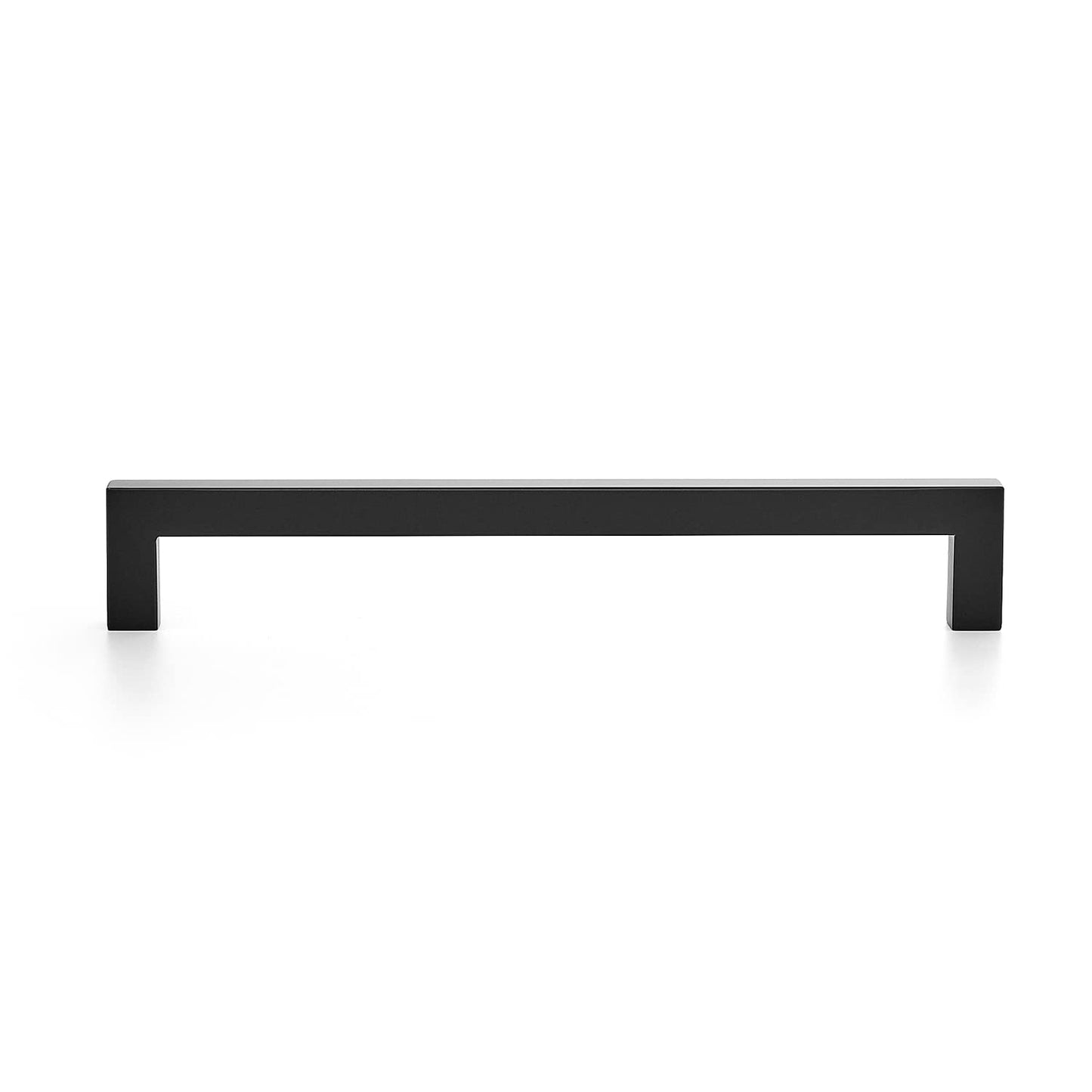 Ravinte 18 Pack 8 Inch Kitchen Square Cabinet Handles Matte Black Cabinet Pulls Black Drawer Pulls Kitchen Cabinet Hardware Kitchen Handles for Cabinets Cupboard Handles Drawer Handles