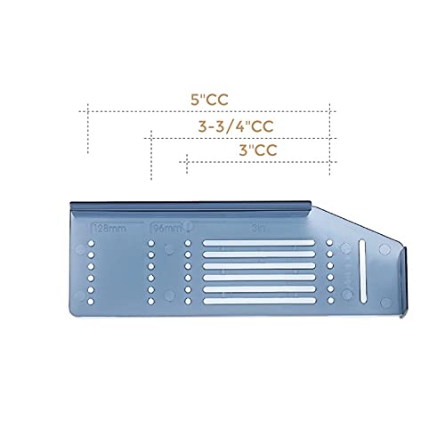 Ravinte Cabinet Door & Drawer Hardware Installation Template Kit Include Drill Bit  Mounting Template for Cabinet Knob, Cabinet Pulls