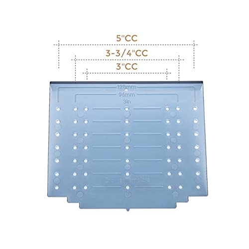 Ravinte Cabinet Door & Drawer Hardware Installation Template Kit Include Drill Bit  Mounting Template for Cabinet Knob, Cabinet Pulls