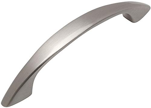 Cosmas 50 Pack 1387SN Satin Nickel Cabinet Hardware Handle Pull - 3" (76mm) Hole Centers