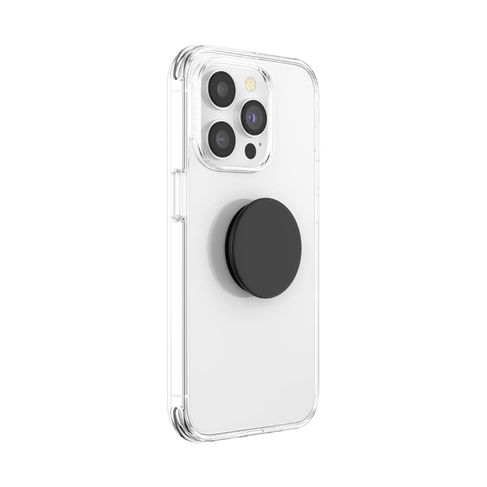 PopSockets Phone Grip with Expanding Kickstand, PopSockets for Phone - Black