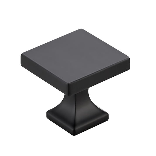 Cabinet Knobs Matte Black Square Knobs for Cabinets and Drawers Cabinet Hardware Kitchen Cabinet Knobs 10 Pack