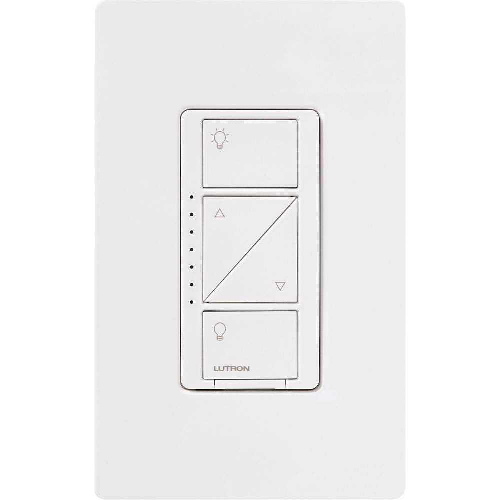 Lutron Caseta Smart Lighting Dimmer Switch for Wall and Ceiling Lights | PD-6WCL-WH | White