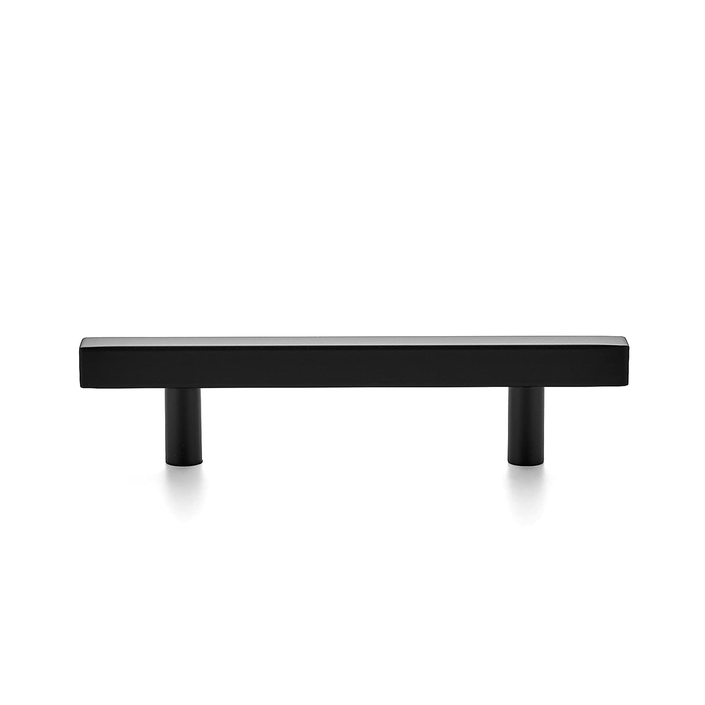 Ravinte 30 Pack 6'' Square Cabinet Pulls Matte Black Stainless Steel Kitchen Drawer Pulls Cabinet Handles 6”Length, 3-3/4” Hole Center