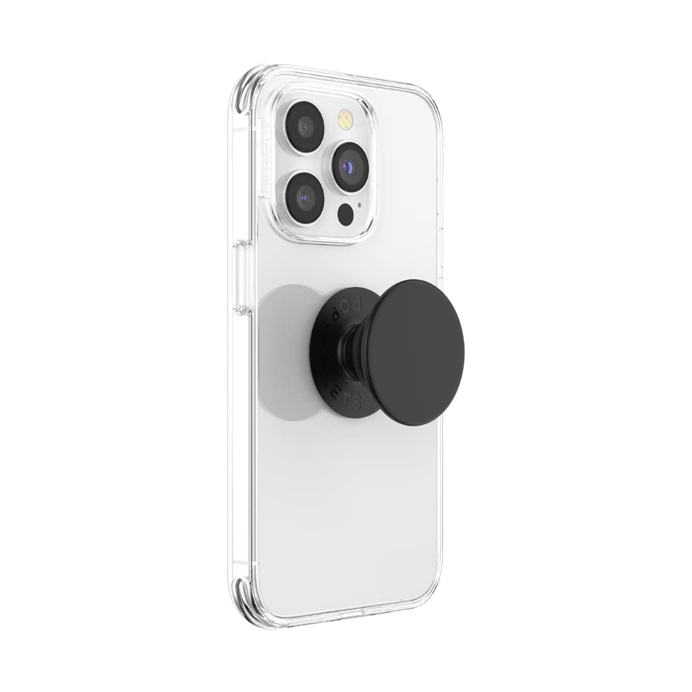 PopSockets Phone Grip with Expanding Kickstand, PopSockets for Phone - Black