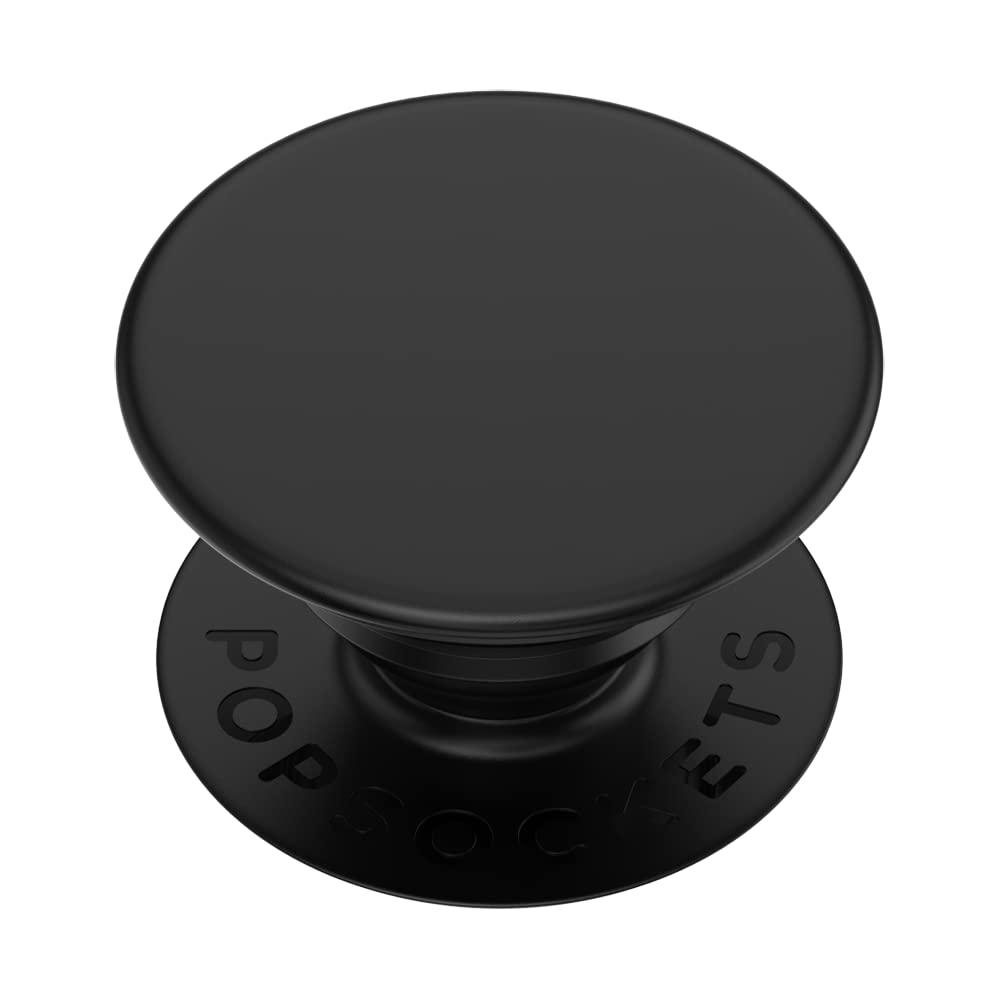 PopSockets Phone Grip with Expanding Kickstand, PopSockets for Phone - Black