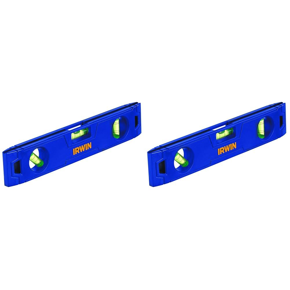 IRWIN Tools 50 Magnetic Torpedo Level, 9-Inch (1794159),Blue (Pack of 2)