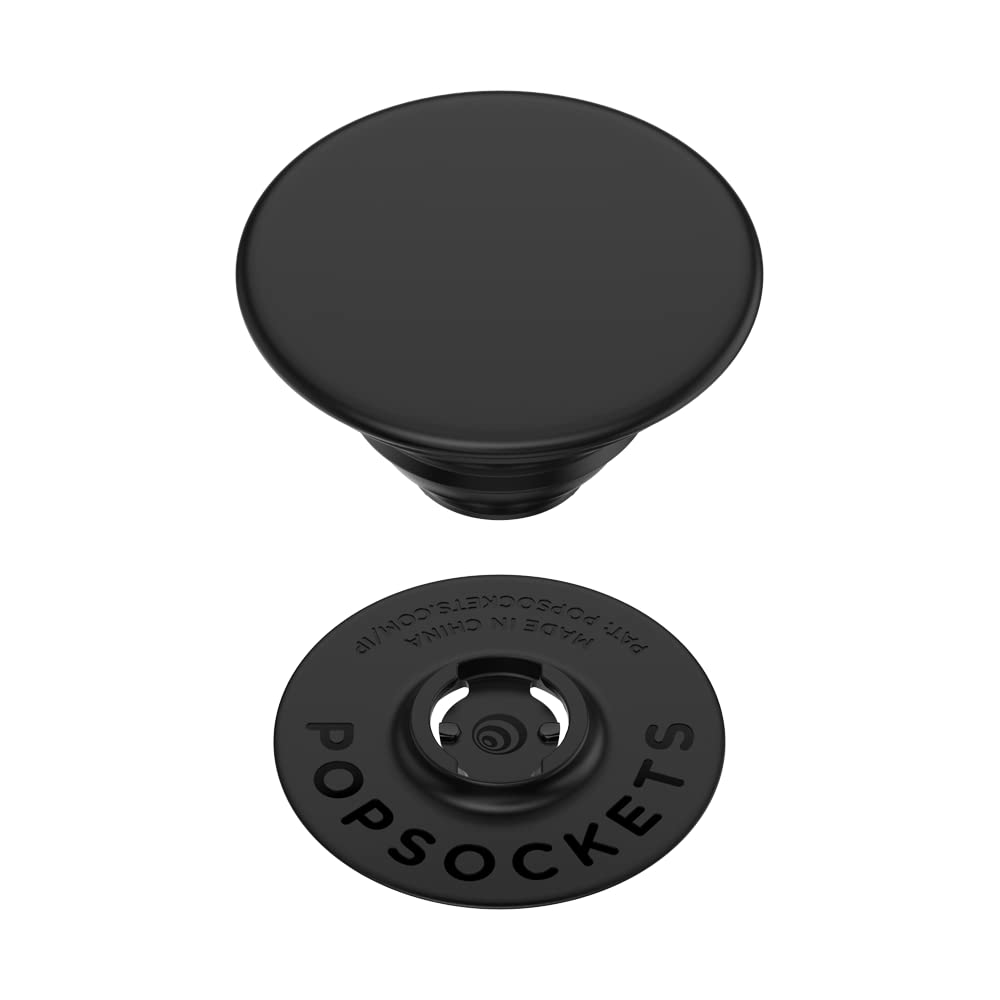 PopSockets Phone Grip with Expanding Kickstand, PopSockets for Phone - Black