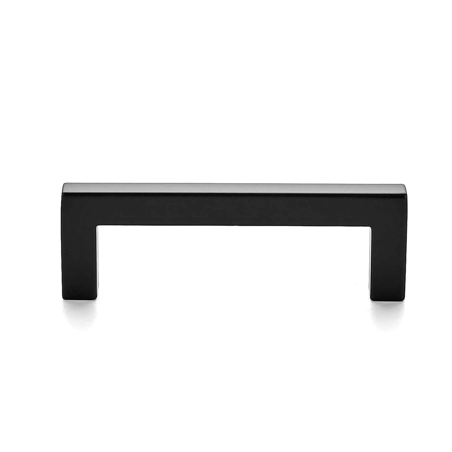 Ravinte 30 Pack Solid 3 Inch Center to Center Slim Square Bar Drawer Handles for Kitchen Cabinet Hardware Matte Black