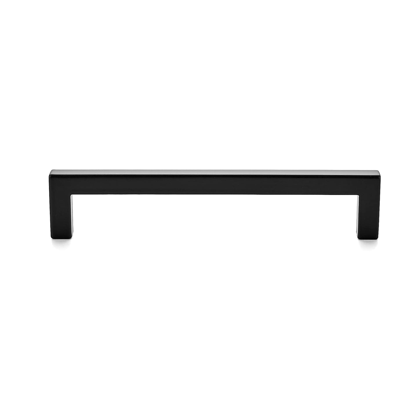 Ravinte 30 Pack Solid 5 Inch Center to Center Slim Square Bar Drawer Handles Black Drawer Pulls Kitchen Cabinet Hardware Kitchen Handles Matte Black