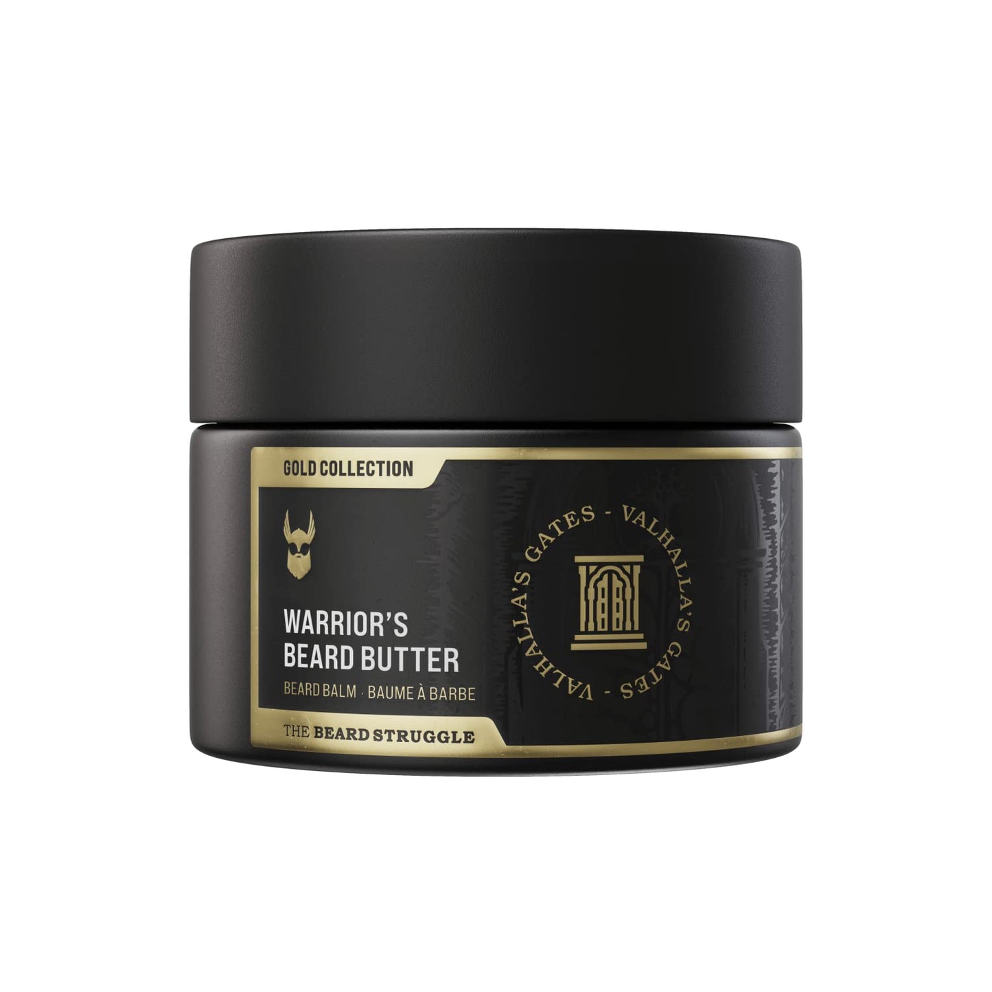 The Beard Struggle - Warrior's Beard Butter - 50g / 1.76 US. oz. Warrior-Glass Jar (Valhalla's Gates)