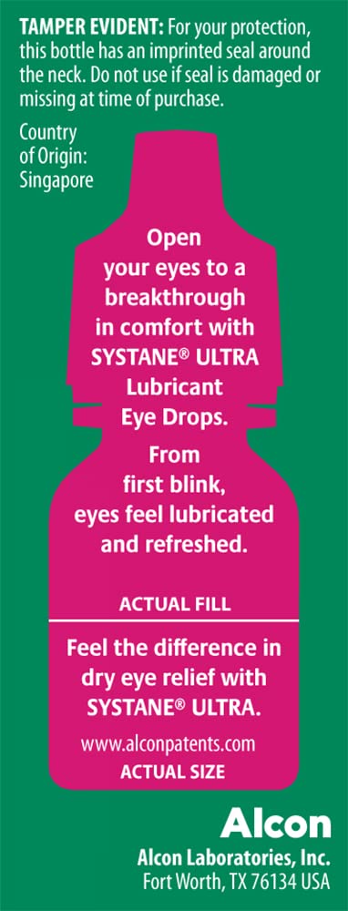 Systane Ultra Lubricant Eye Drops,0.14 Fl Oz (Pack of 1)