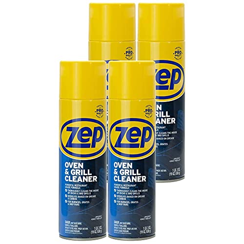 Zep Heavy-Duty Oven and Grill Cleaner Spray ZUOVGR19 (Case of 4) - OBS