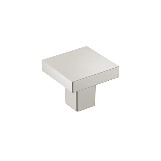 Amerock | Cabinet Knob | Satin Nickel | 1-3/16 inch (30 mm) Length | Monument | 1 Pack | Drawer Knob | Cabinet Hardware