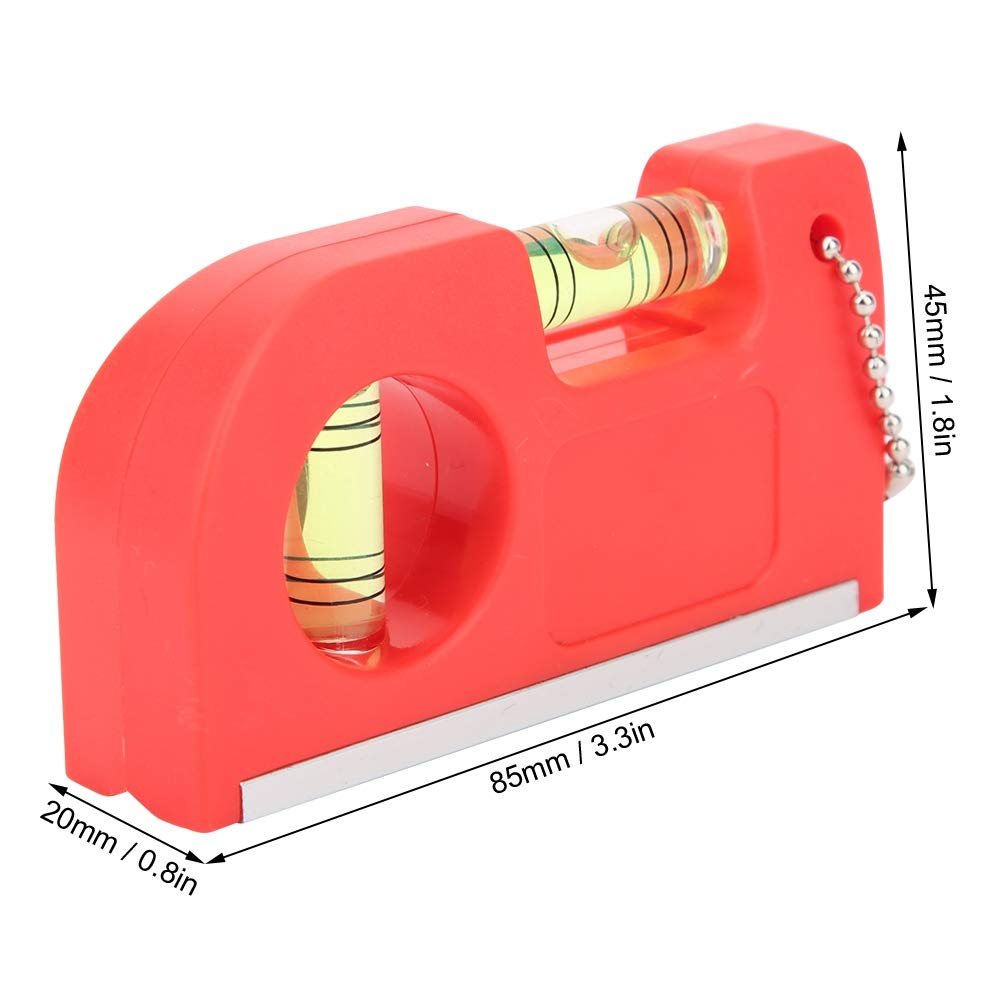 Spirit Level, Portable Bubble Measuring Tool Non Seismic for Outdoor