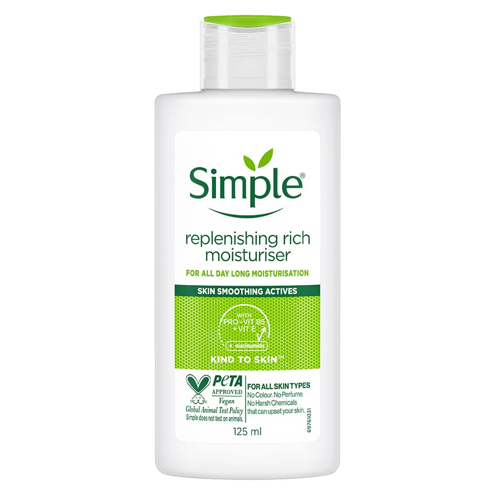 Simple Replenishing Rich Moisturiser, 125ml by Simple