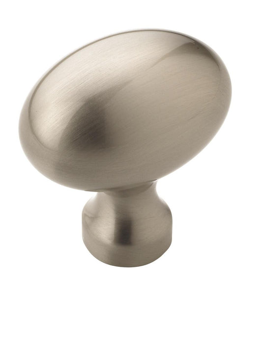 Amerock | Cabinet Knob | Satin Nickel | 1-3/8 inch (35 mm) Length | Vaile | 1 Pack | Drawer Knob | Cabinet Hardware