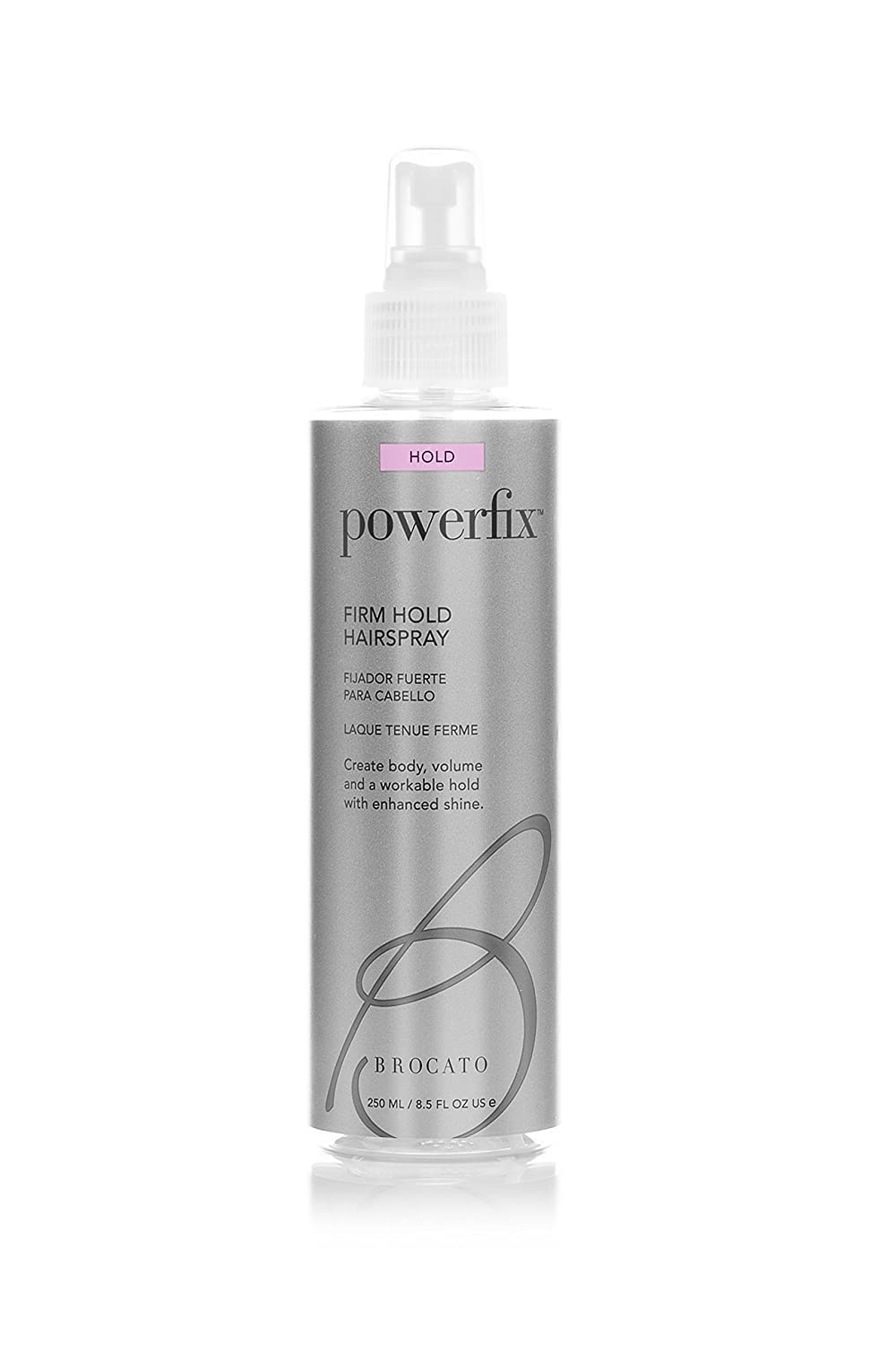 Brocato Powerfix Firm Holding Spray Low VOC, 8.5 oz, by Beautopia Hair