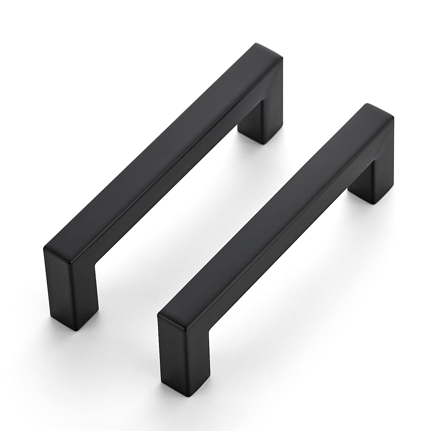 Ravinte 30 Pack 4 Inch Kitchen Square Cabinet Handles Matte Black Cabinet Pulls Black Drawer Pulls Kitchen Cabinet Hardware Kitchen Handles for Cabinets Cupboard Handles Drawer Handles