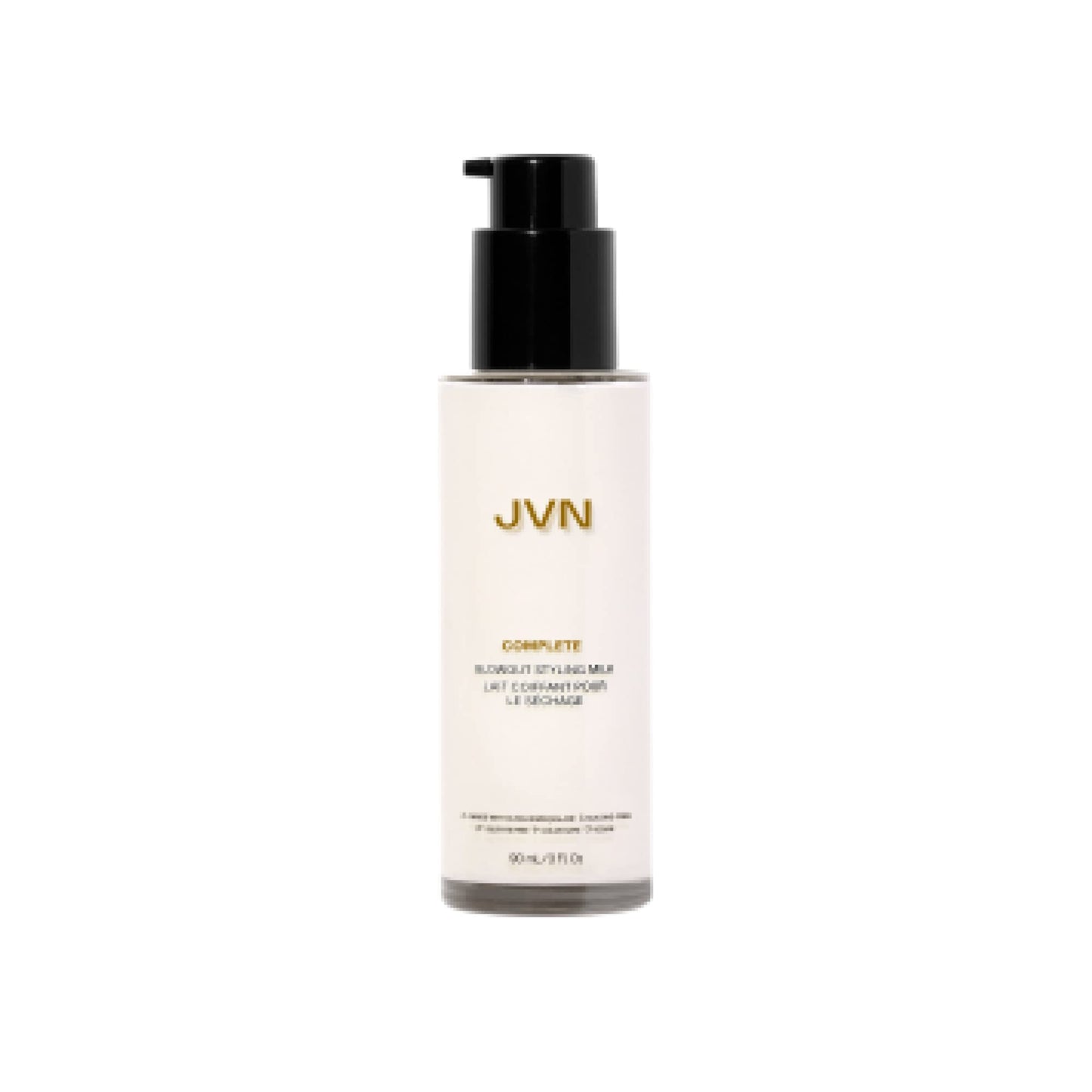 JVN - Blowout Styling Milk - Style memory, anti-humidity, smooths & protects (3 FL OZ / 90 ML)