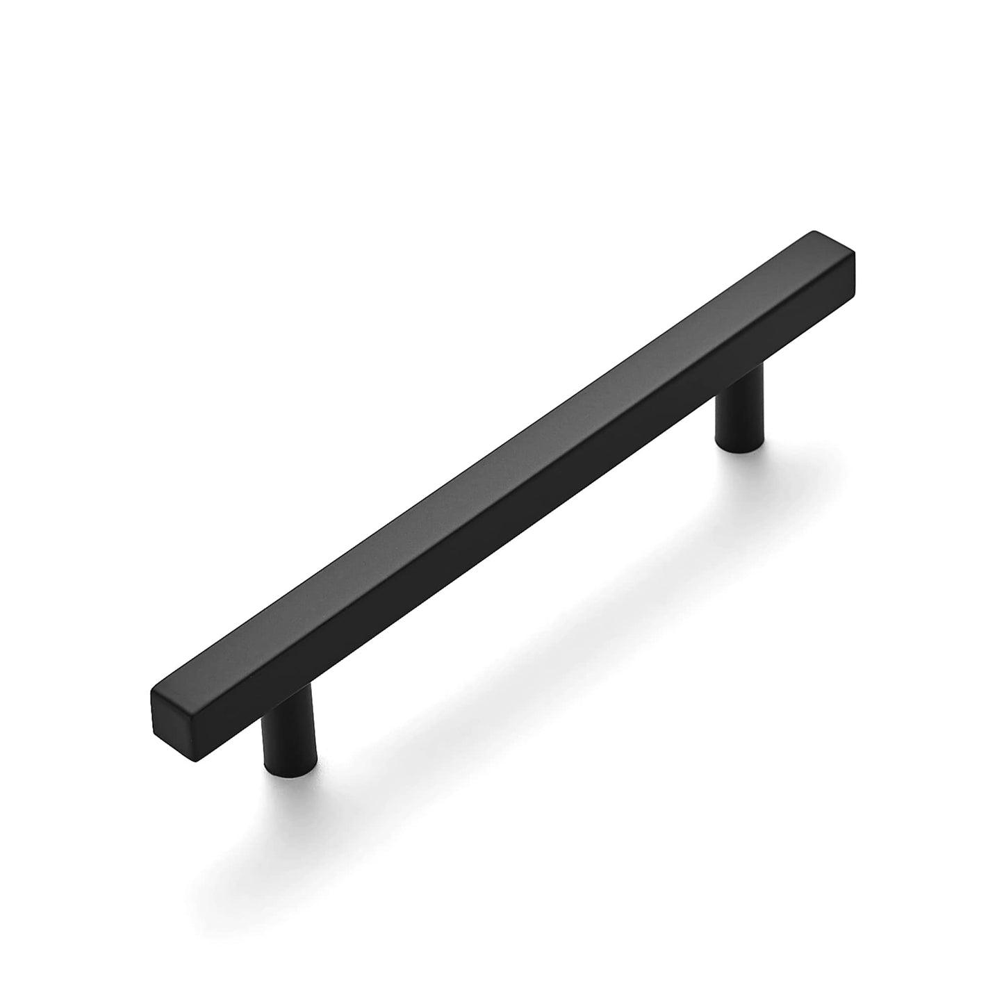 Ravinte 30 Pack 7.38'' Square Cabinet Pulls Matte Black Stainless Steel Kitchen Drawer Pulls Cabinet Handles 7-3/8”Length,5” Hole Center