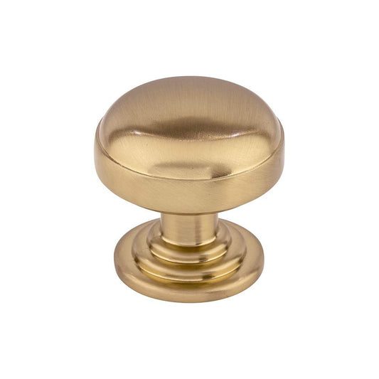 Ellis Knob Color Honey Bronze - Top Knobs 1 1/4" Width Contemporary Transitional Decorative Kitchen Bath Cabinet Door Hardware Dresser Bathroom Metal Interior Home