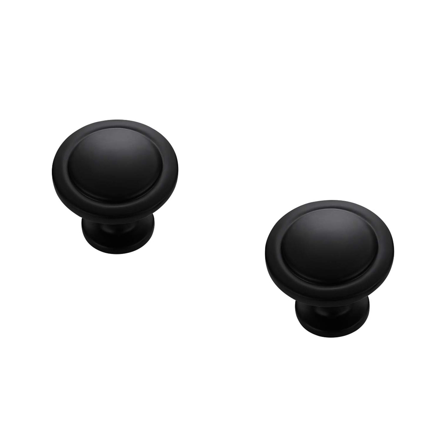 Ravinte 30 Pack 1-1/4 inch Kitchen Cabinet Knobs Drawer Knobs Dresser Knobs Matte Black Zinc Knobs Drawer Pulls Door Knobs Dresser Drawer Handles Knobs for Dresser Drawers