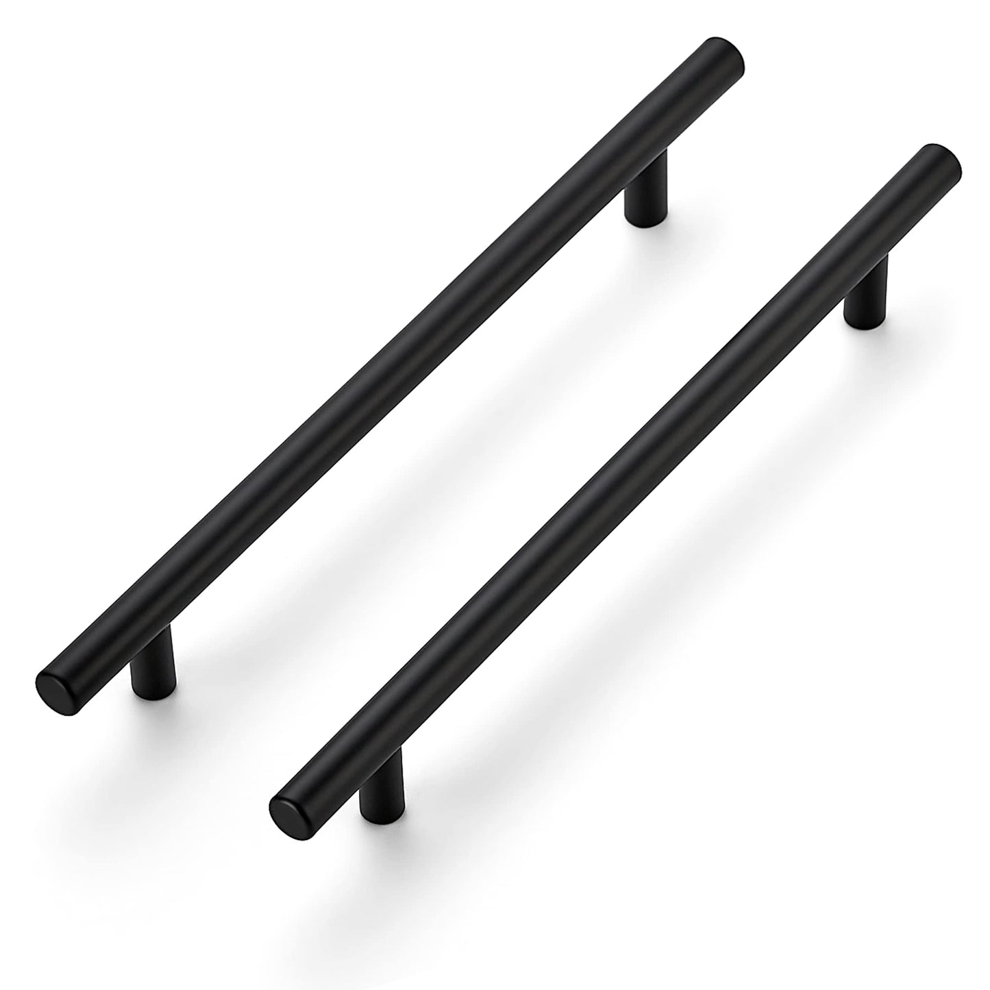 Ravinte 10 Inch Cabinet Handles Matte Black Drawer Pulls Stainless Steel Kitchen Cabinet Hardware Cabinet Pulls 10" Length,7-1/2" Hole Center|20 Pack