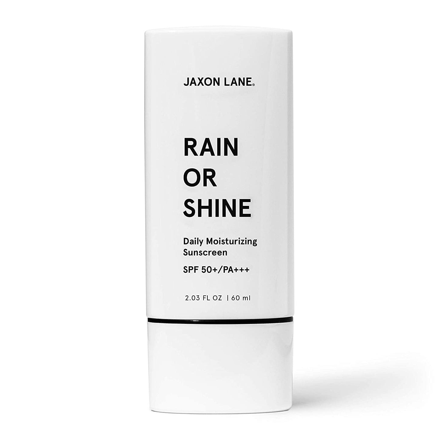 RAIN OR SHINE Anti Aging Face Sunscreen SPF 50 for Clear Skin with Green Tea, Hyaluronic Acid, Vitamin E Oil, Ginseng Extract, Licorice Root – SPF Moisturizer for Face, Fragrance Free 2.03 Oz