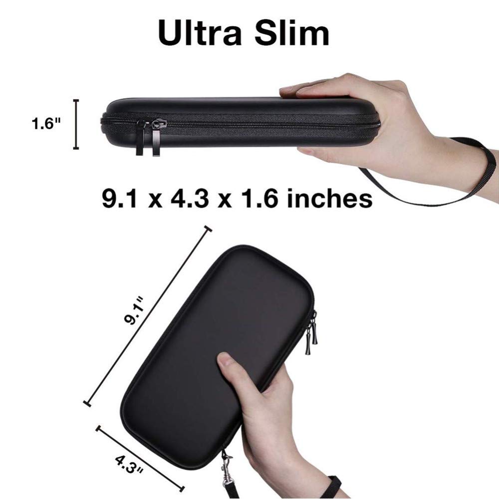 Yogyro Switch Lite Case for Nintendo Switch Lite, Portable Travel Carrying Case with Soft Deluxe Lining. Including Clear Cover Case, Protective Screen Protector, USB Cable for Switch Lite Accessories