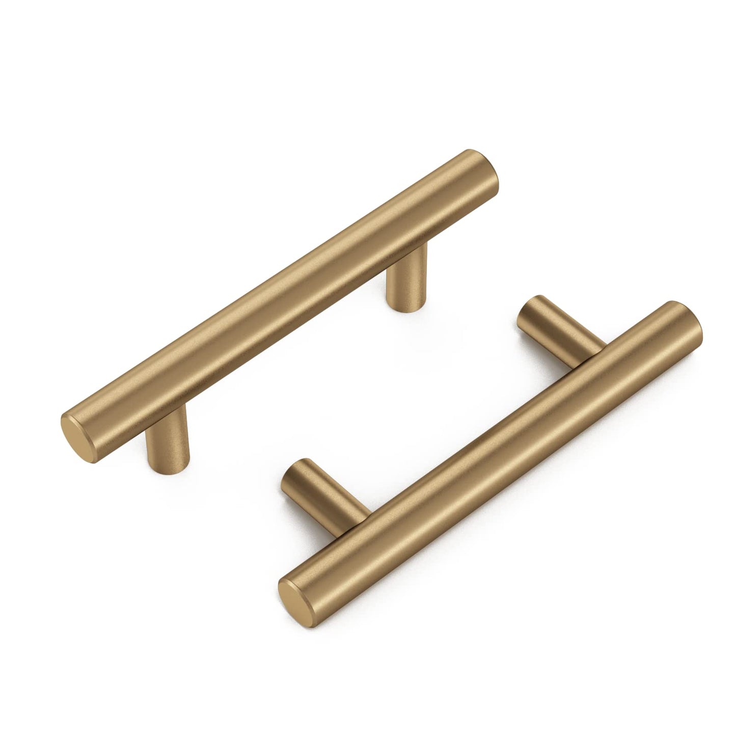 Haliwu 10 Pack/Cabinet Pulls, Champagne Bronze Cabinet Pulls, Cabinet Handles 3-inch Antique Brass Cabinet Pulls, Kitchen Cabinet Hardware Handles,Dresser and Drawer Pulls