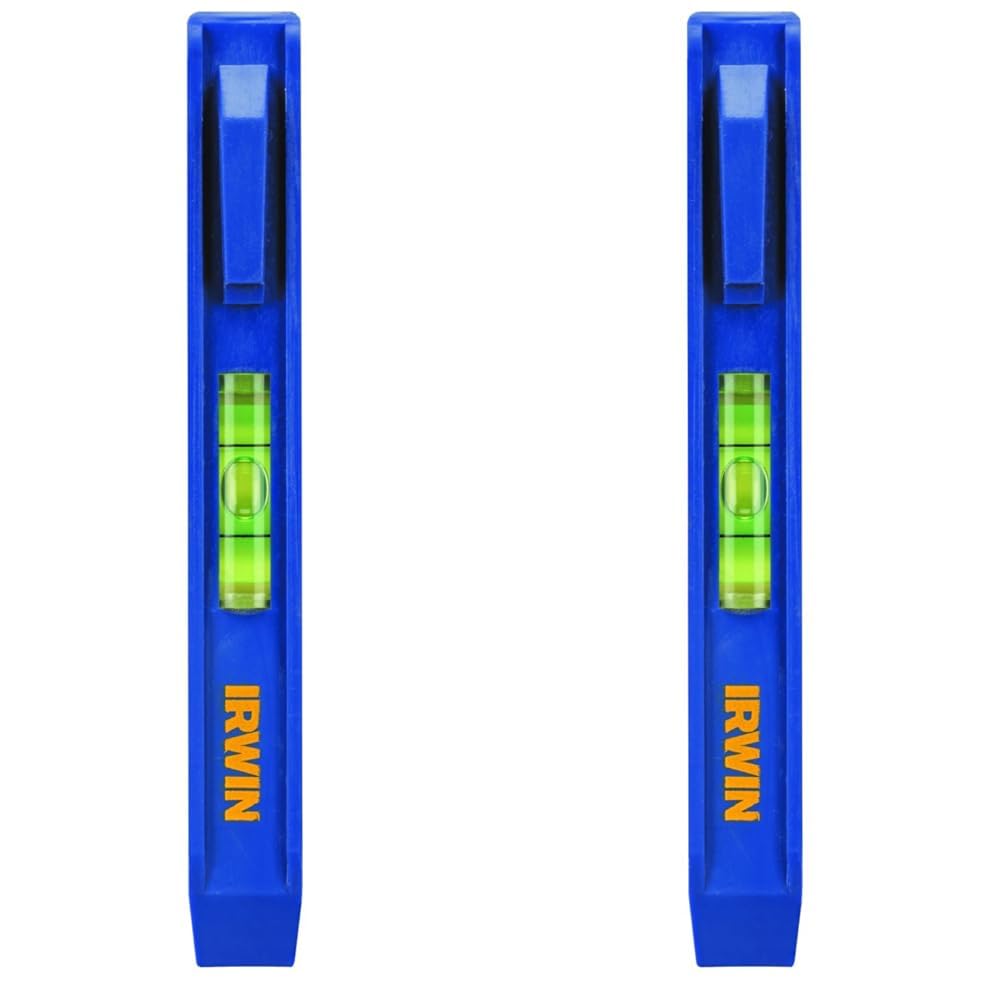 IRWIN Tools Pocket Level, Blue, (1794485) (Pack of 2)