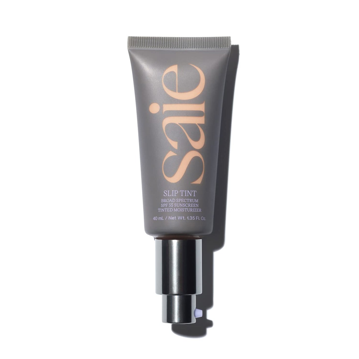 Saie Slip Tint SPF 35 Tinted Moisturizer - Light Coverage Moisturizer + Broad Spectrum Zinc Oxide Sunscreen - Shade Three + Half (1.35 oz)