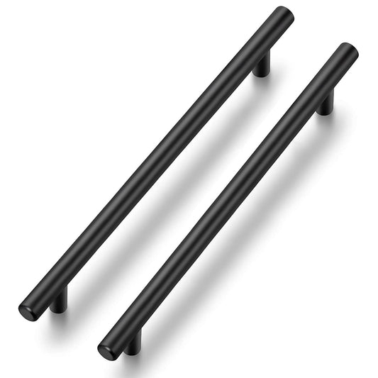 Ravinte Black Cabinet Handles 5 Pack 7-1/2 Inch Cabinet Pulls Matte Black Kitchen Cabinet Handles Modern Drawer Pulls Black Hardware for Kitchen Cabinet