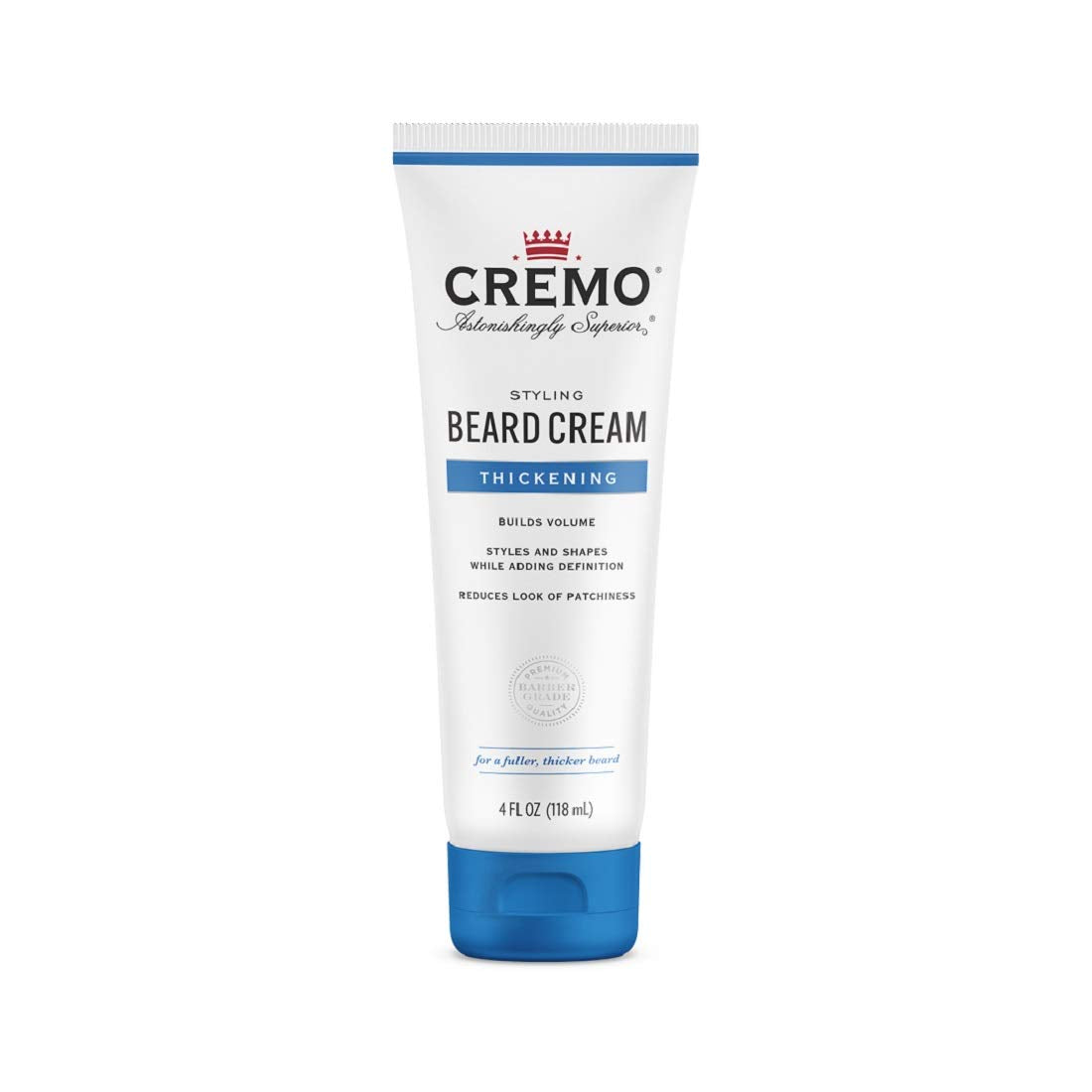 Cremo Styling Beard Cream, Thickening, 4 Fl Oz