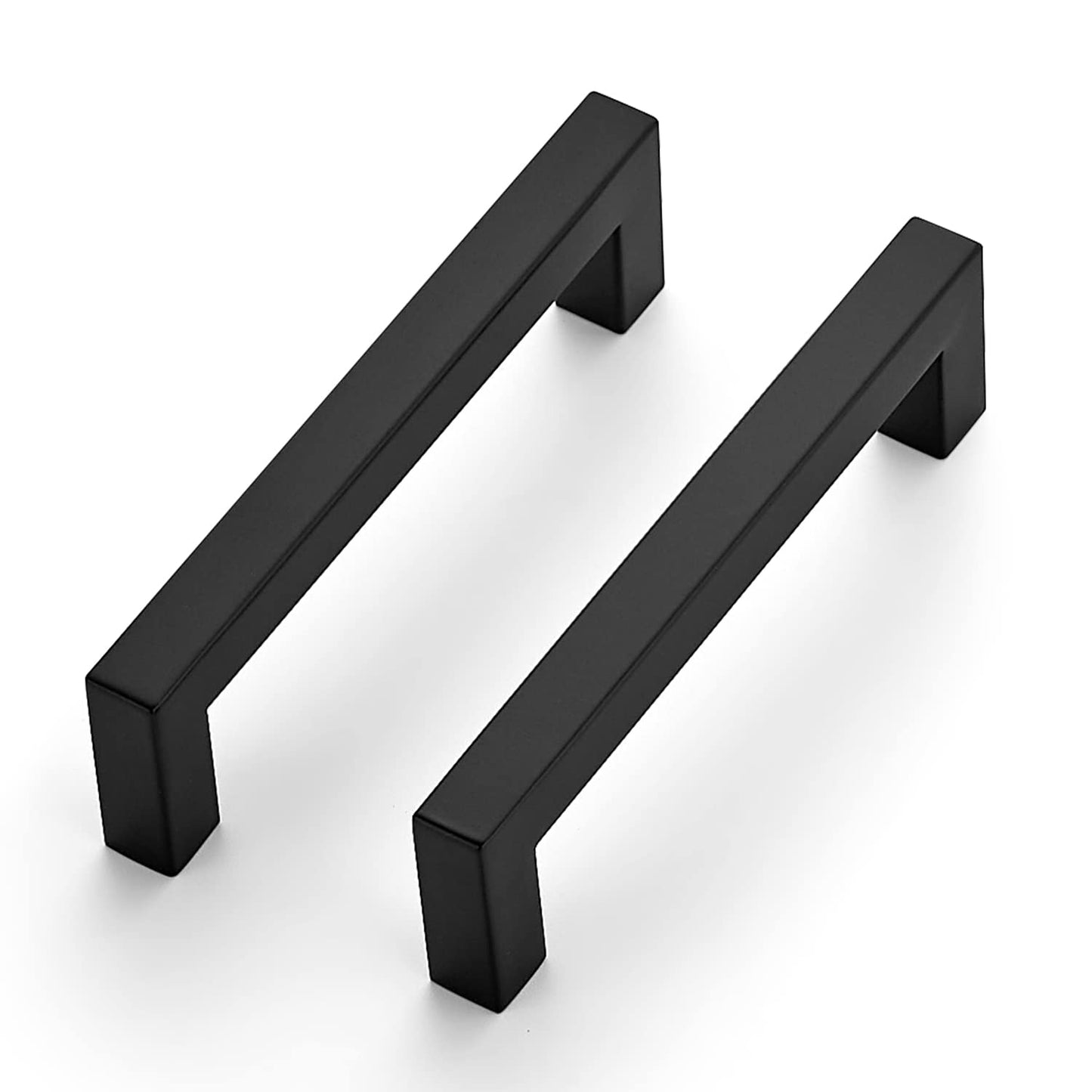 Ravinte 30 Pack 4-1/2 Inch Kitchen Square Cabinet Handles Matte Black Cabinet Pulls Black Drawer Pulls Kitchen Cabinet Hardware Kitchen Handles for Cabinets Cupboard Handles Drawer Handles