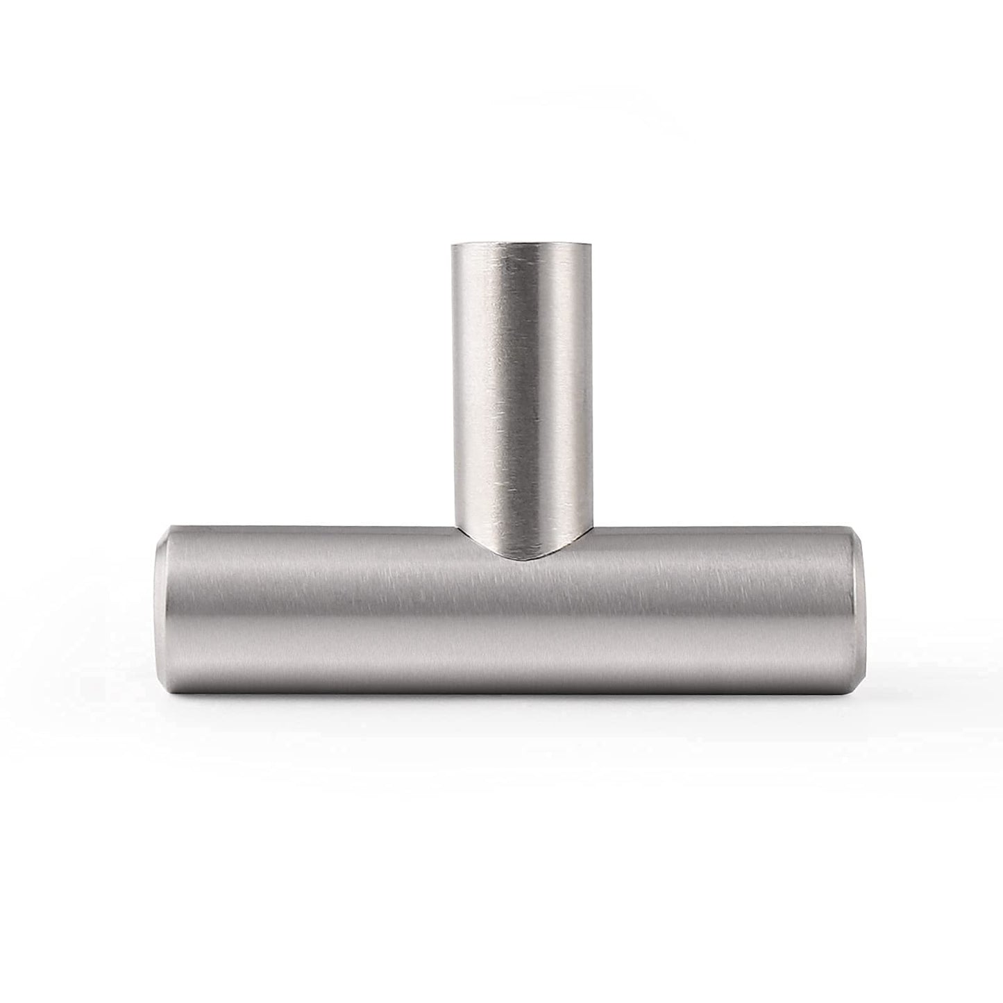 Probrico (50 Pack Brushed Nickel Cabinet Knobs, 2 Inches Length Stainless Steel Round T Bar Cabinet Pulls