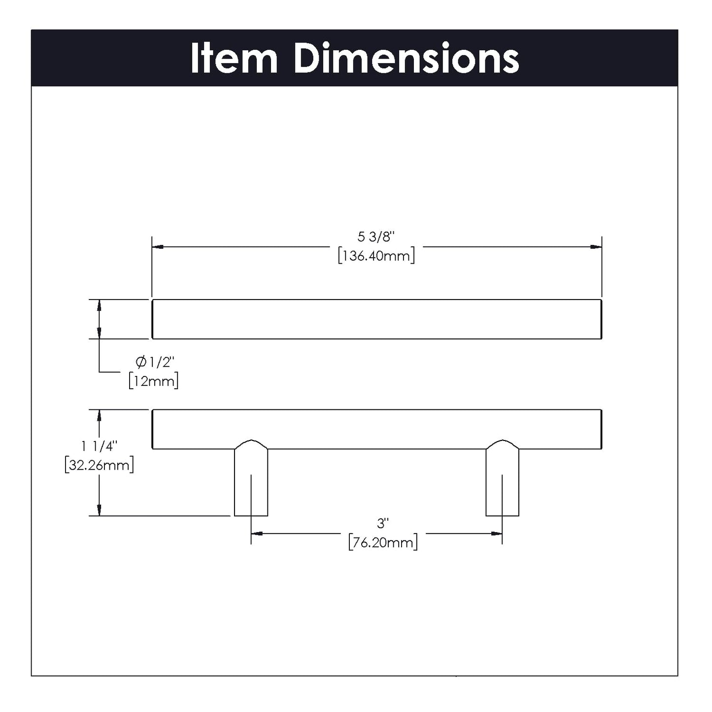 Hickory Hardware 10 Pack Kitchen Cabinet Handles, Drawer Pulls for Doors & Dresser Drawers, Hardware for Bathroom, 3 Inch Hole Center, Satin Nickel, Essentials Collection