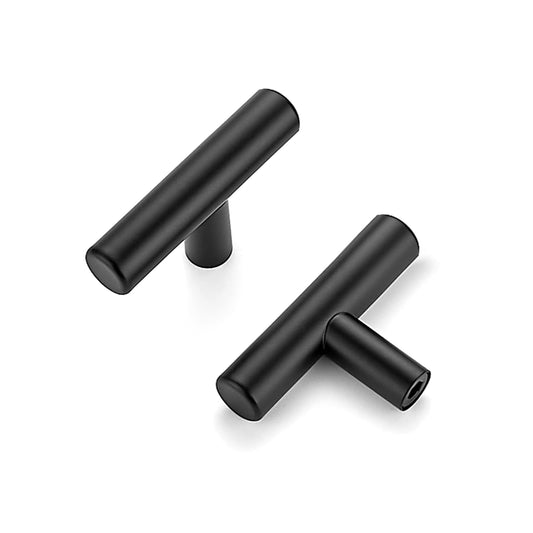 Ravinte 2'' Cabinet Handles Stainless Steel Matte Black Kitchen Cabinet Hardware Handles of Kitchen Cupboard Handles 30 Pack