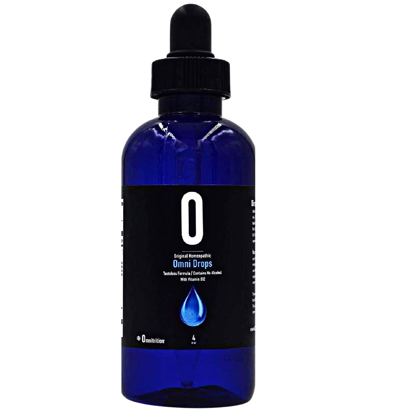 Omni Drops Diet Drops with Vitamin B12 - 4 oz with Program Guide