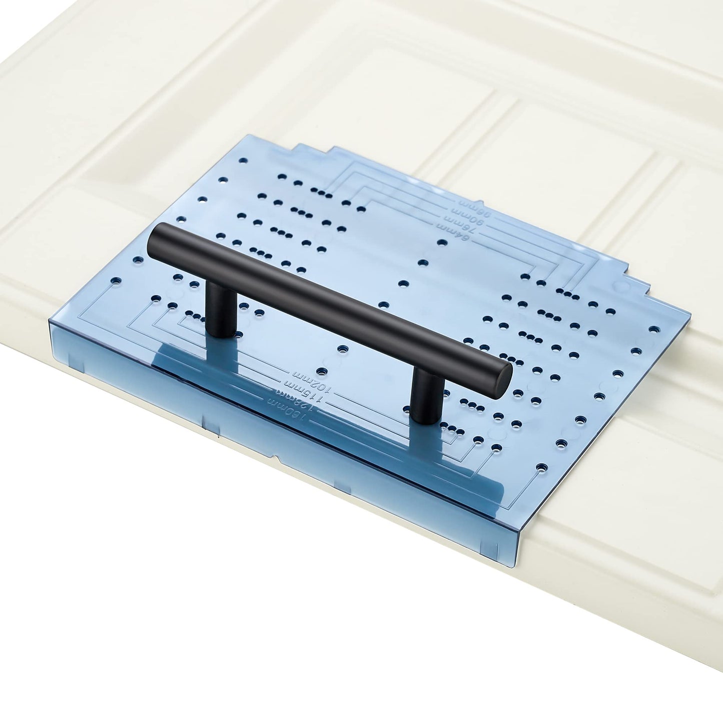 Kitchen Cabinet Pulls Installation Jig Drill Mounting Template for Cabinet Knobs, Handles Drill Template Guide for Drawer Pulls, Hardware Installation Template Kit Include Drill Bit