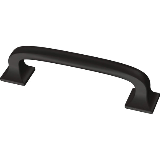 Franklin Brass Lombard Cabinet Pull, Matte Black, 3" (76mm) Drawer Handle, 1 Pack, P29521K-FB-C