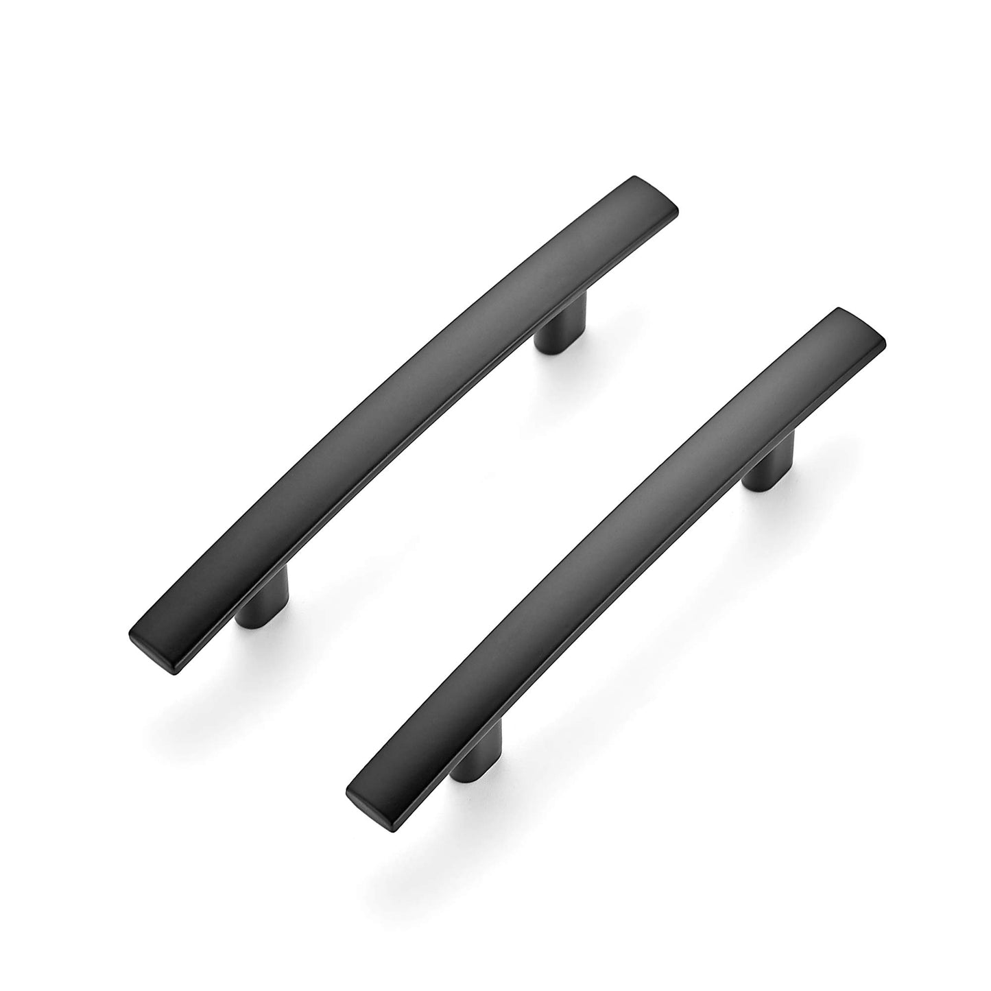 Ravinte 30 Pack | 5-3/16'' Curved Cabinet Pulls Matte Black Kitchen Drawer Pulls Arch Cabinet Handles 5-3/16”Length, 3” Hole Center