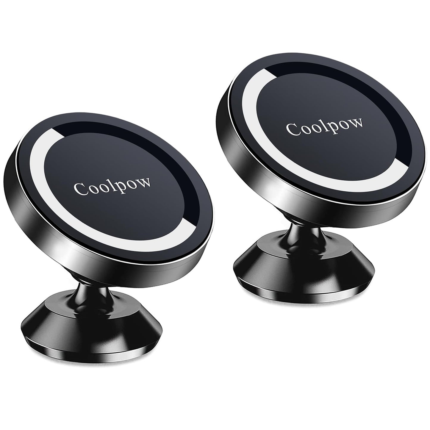 【2-Pack】for iPhone MagSafe Car Mount 【Stronger Magnets】 Magnetic Phone Holder for Car Dash 【All Metal 】 MagSafe Accessories Fit iPhone 14,13,12,Pro/Max/Plus/Mini MagSafe 3 car Mount Case &Cell Phone