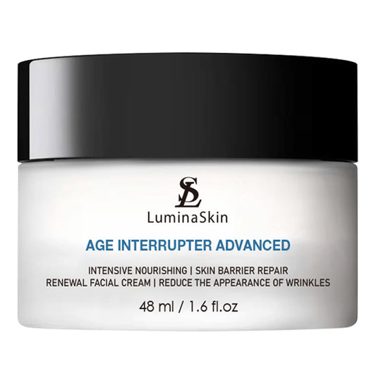 LuminaSkin Age Interrupter Advanced Cream Intensive Nourishing Skin Moisturizer - Skin Barrier Repair - Renewal Facial Cream 48ml