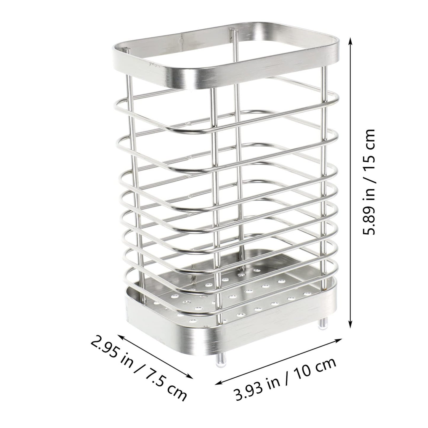 Kichvoe Kitchen Utensil Wire Utensil Holder Metal Kitchen Cooking Utensil Holder Wire Silverware Flatware Drying Rack Table Utensil Crock Organizer For Spatula Spoon Utensil Organizer