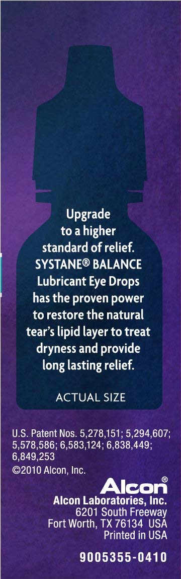 Systane Balance Lubricant Eye Drops, 10-mL